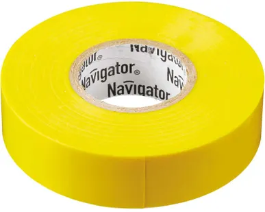 фото Изолента ПВХ 15мм (рул.20м) желт. NIT-B15-20/Y Navigator 71105