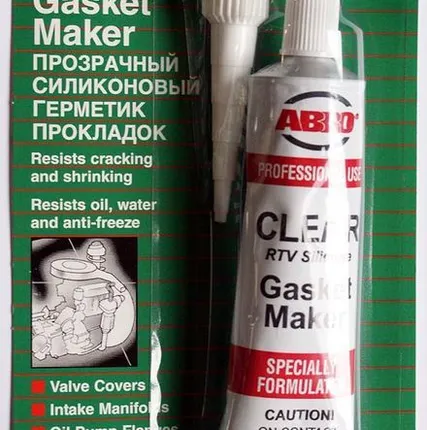 Фото №0 Герметик прокладок стандартный прозрачный ABRO (13-AB) 85г.