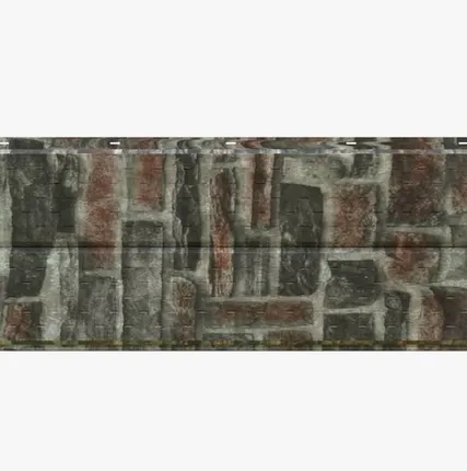 Фото №0 Сайдинг Потолочно-фасадная панель «Софит» перфорированный покрытие камень BEST Россия, 0.45-0.5 мм