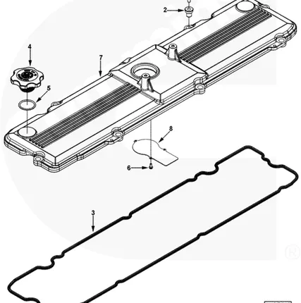 Фото №0 Виброизолятор клапанной крышки двигателя Cummins C, L 3959799