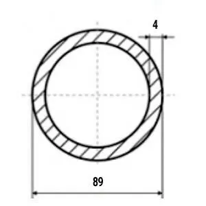 фото Труба электросварная 89х4.0