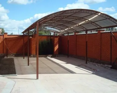 фото Навесы и козырьки любой конфигурации