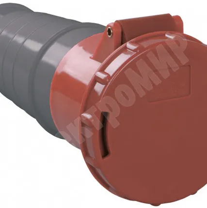 Фото №0 Розетка переносная силовая 63A, 3P+N+E, 380V, IP54 ССИ-235 PSR22-063-5 IEK (ИЭК)