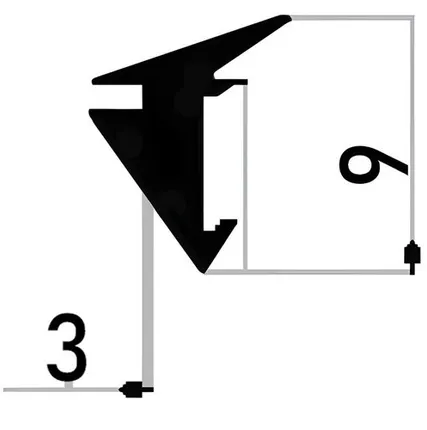 Фото №0 Уплотнитель ППУ110 для стекла 5 мм