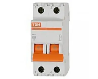 фото Автоматический выключатель ВА 47-29 2р 25А 4,5кА х-ка С TDM