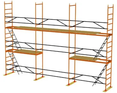 фото Строительные леса рамные ЛРСП