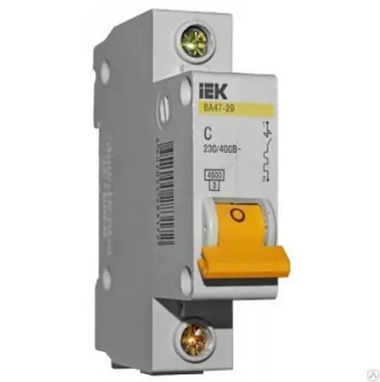 Фото №0 Выключатель автоматический ВА47-29 1Р 32А 4,5кА х-ка С ИЭК