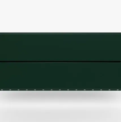 Фото №0 Сайдинг Металлический сайдинг «Евробрус» 0.47-0.50 мм RAL 6005, Зеленый мох