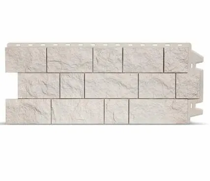 Фото №0 Фасадная панель Крупный камень (Fels) Горный хрусталь