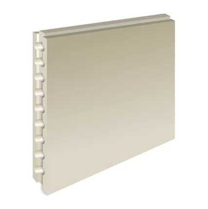 Фото №0 Пазогребневая плита (ПГП) ВОЛМА 667х500х80мм пустотелая, обычная