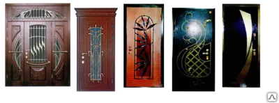 Фото №0 Дверь стеклометаллическая