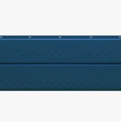 Фото №0 Сайдинг Потолочно-фасадная панель «Софит» перфорированный Premium, 0.5 мм RAL 5015, Небесно-синий