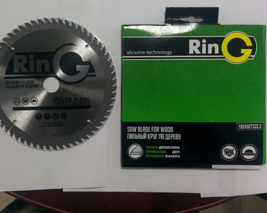 фото Пила дисковая по дереву 115х22,2/20х40z RinG
