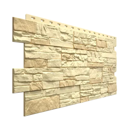 Фото №0 Docke Панель фасадная STEIN Янтарный 0,442м2 (Деке Стейн)