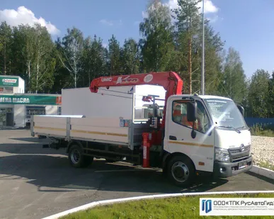 фото Манипулятор HINO 300 с КМУ UNIC 370