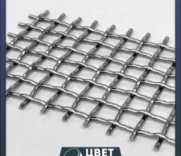 фото Рифленая нержавеющая сетка для грохотов 18x5 мм 12Х18Н10Т ГОСТ 3306-88