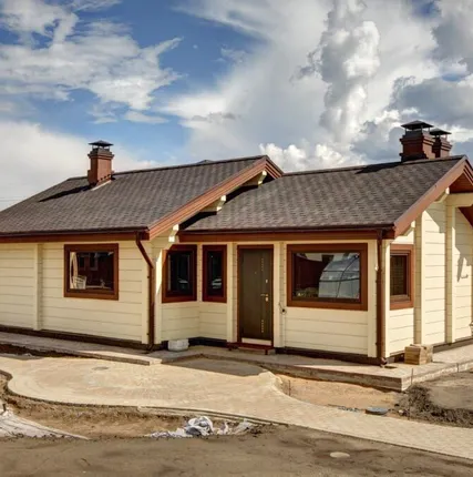 Фото №1 клееный брус, элитные дома, строительство