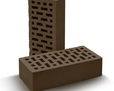 фото Кирпич лицевой одинарный "Шоколад" (ВВКЗ)