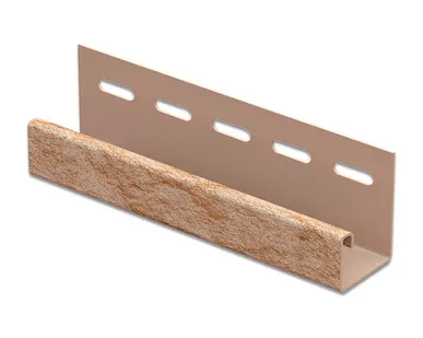 фото J-trim (ЮП) Стоун-Хаус "Камень" золотистый 3 050 мм