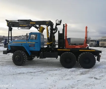 Фото №3 Лесовозный автопоезд Урал 55571-1151-70 евро 5, с манипулятором