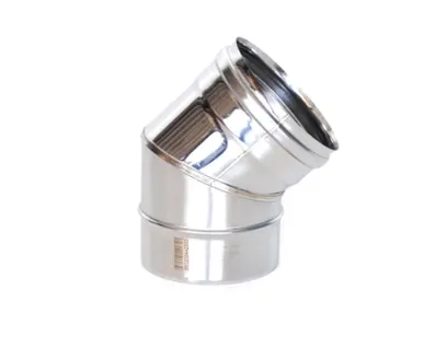 фото Дымоходы Теплов и Сухов Отвод 45* ОМ-Р 430-0.5 D80 (2S)