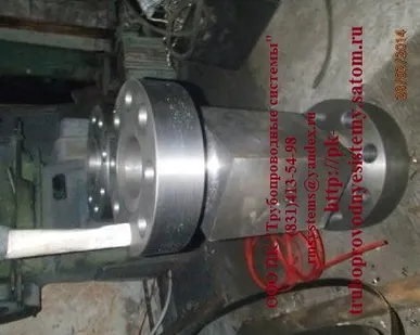 фото Тройник-вставка с резьбовыми фланцами ГОСТ 22805-83 Ру до 100МПа