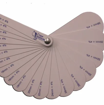 Фото №0 Набор щупов из трех частей для замера радиуса шкивов