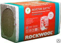 Фото №0 Звукоизоляция ROCKWOOL (Роквул) АКУСТИК БАТТС