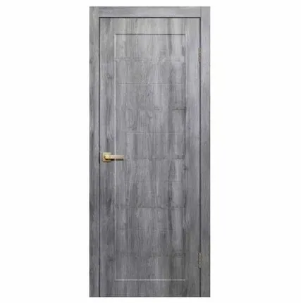 Фото №0 Дверь межкомнатная S02 (Skin Doors) глухая, микрофлекс, Дуб Стоунвуд 2000х600мм
