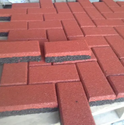Фото №0 Резиновая тротуарная плитка форма кирпич 200х100х40 мм