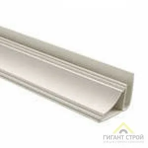 Фото №0 Профиль 8мм плинтус потолочный белый глянец 3м "Ideal" 25шт