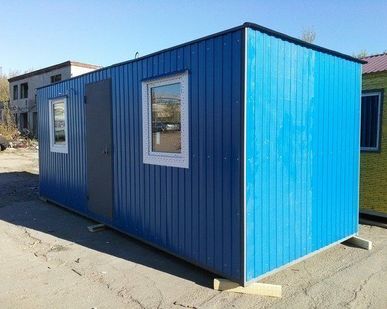 фото Вагончик строительный эконом (бытовка)