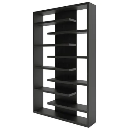 Фото №0 стеллаж SAMSON 1300x2100x280мм черный тамбурат