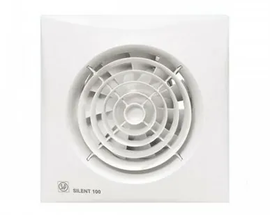 фото Осевой накладной вентилятор Silent 100 CRZ white с таймером Soler&Palau