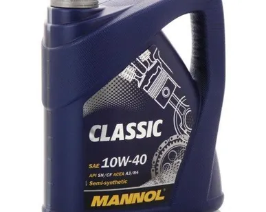 фото Масло моторное "MANNOL CLASSIC SAE" (4 л) 10W-40 полусинтетическое