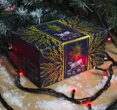 фото Светодиодная гирлянда-нить 100 led (10м) нить тёмная, свечение красное
