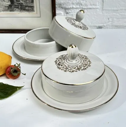 Фото №0 Масленка Elfenbein Porzellan 17 см Бавария