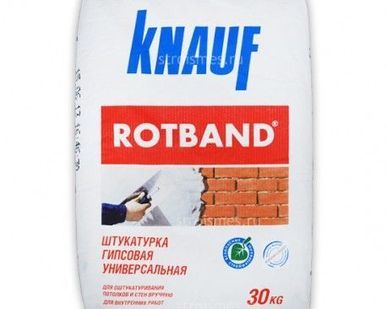фото Штукатурка гипсовая KNAUF Ротбанд