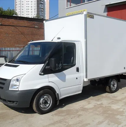 Фото №0 Аренда фургона с жесткими бортами грузоподъемностью 5 тн