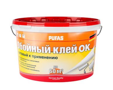фото Клей для обоев универсальный 10л Pufas
