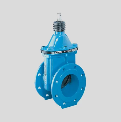 Фото №0 Задвижка Hawle 4000E2 — Dn100 Pn10/16 L=190㎜ EN 558-1 GR 14 ВЧШГ