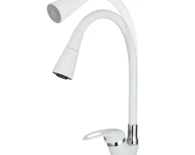 фото Смеситель для кухни " Graddy"11690LL WHITE