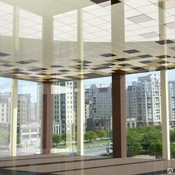 Фото №0 Потолки подвесные алюминиевые: кассета закрытого типа