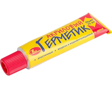 фото Герметик акриловый белый НБХ, туба 45 мл