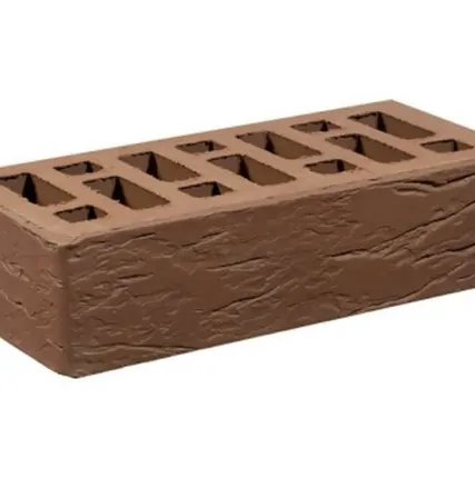 Фото №0 Старый Оскол Кирпич керамический Старый Оскол Коричневый Рустик 1НФ