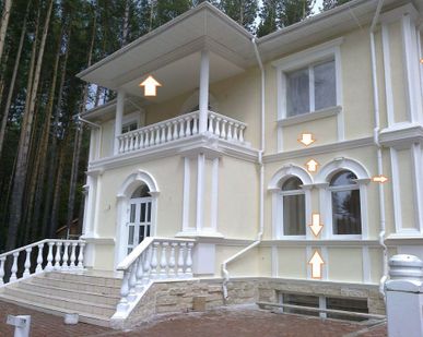 фото Фасадный декор Багет