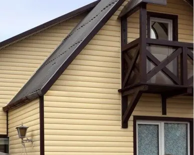 фото Сайдинг виниловый Блок-Хаус