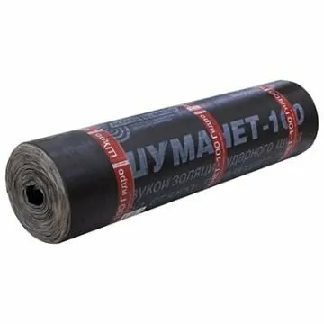 Фото №0 Стеклохолст рулонный звукоизоляционный Шуманет-100 Гидро 10000х1000х5 мм (10 м2)