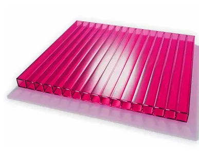 фото Сотовый поликарбонат RATIONAL Гранатовый 8 мм (2,1*6 м)