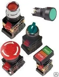 фото Кнопка AEA-22 гр.кр.1з+1р ИЭК